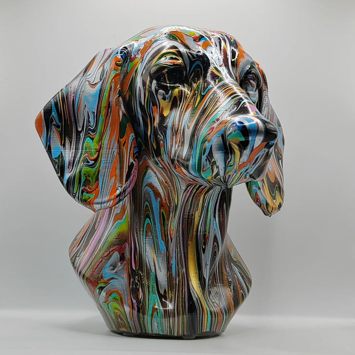 Dachshund Head – Hand Painted