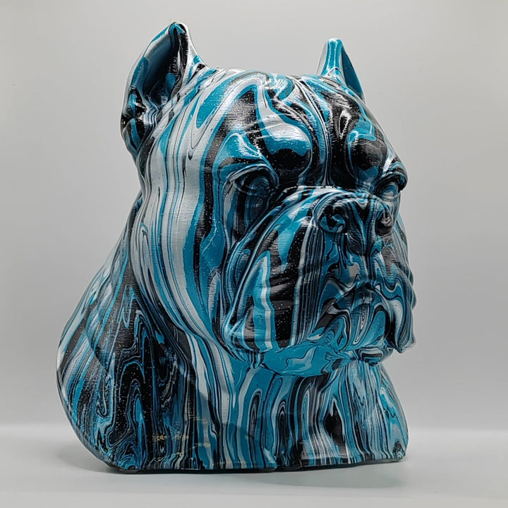 Pocket Bully Head – Hand Painted