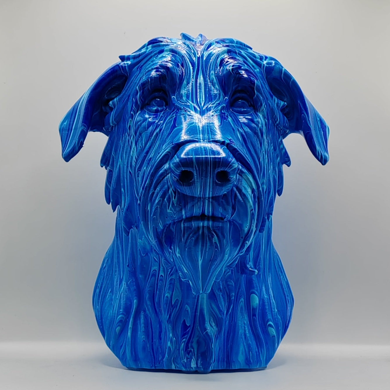 Irish Wolfhound Head – Hand Painted
