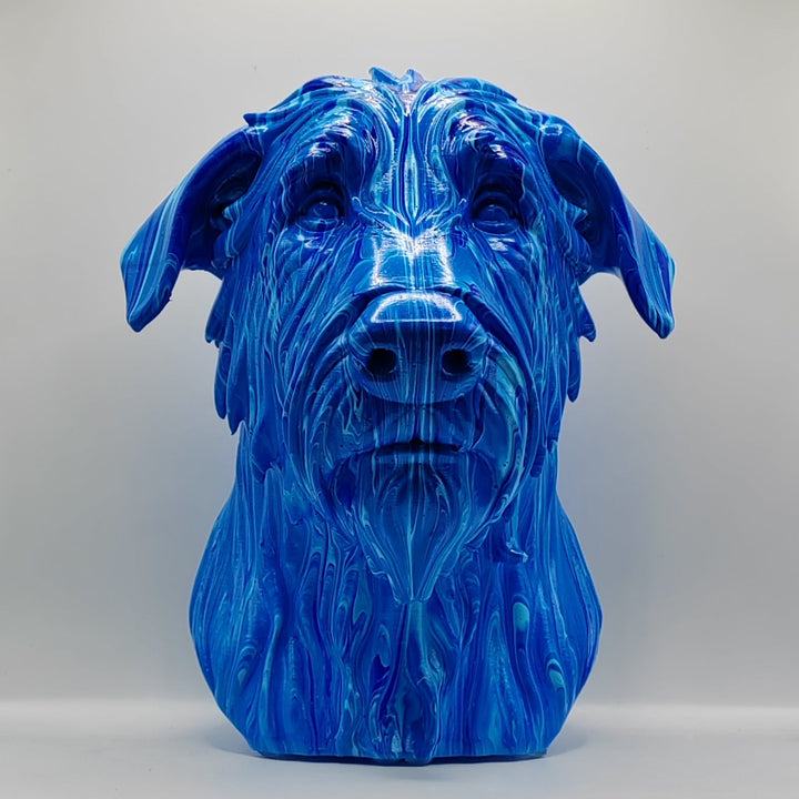 Irish Wolfhound Head – Hand Painted