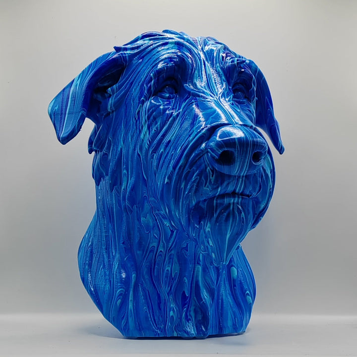 Irish Wolfhound Head – Hand Painted