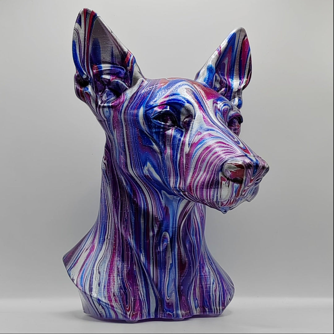 Pharaoh Hound Head – Hand Painted