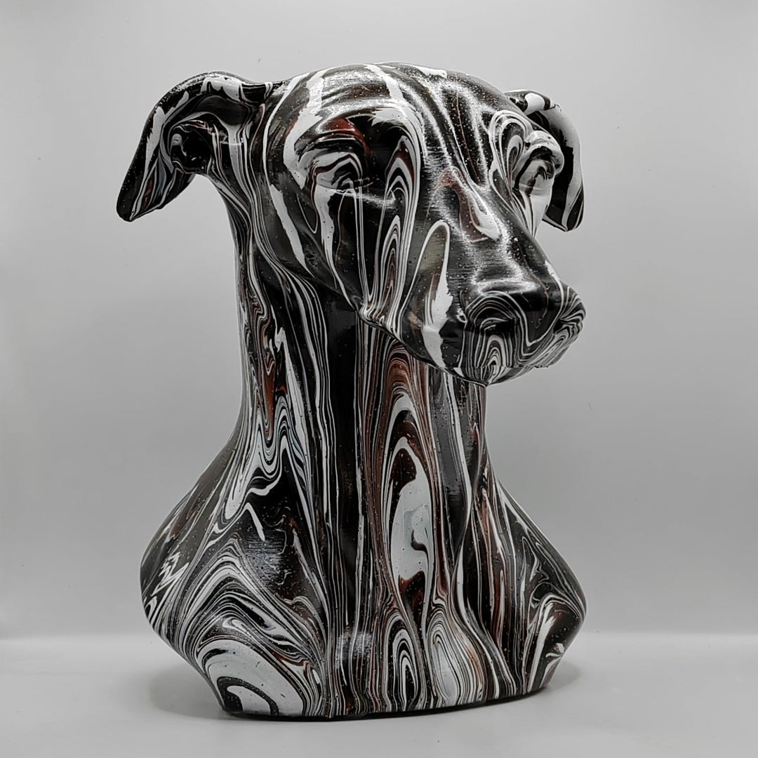 Greyhound / Whippet Head – Hand Painted