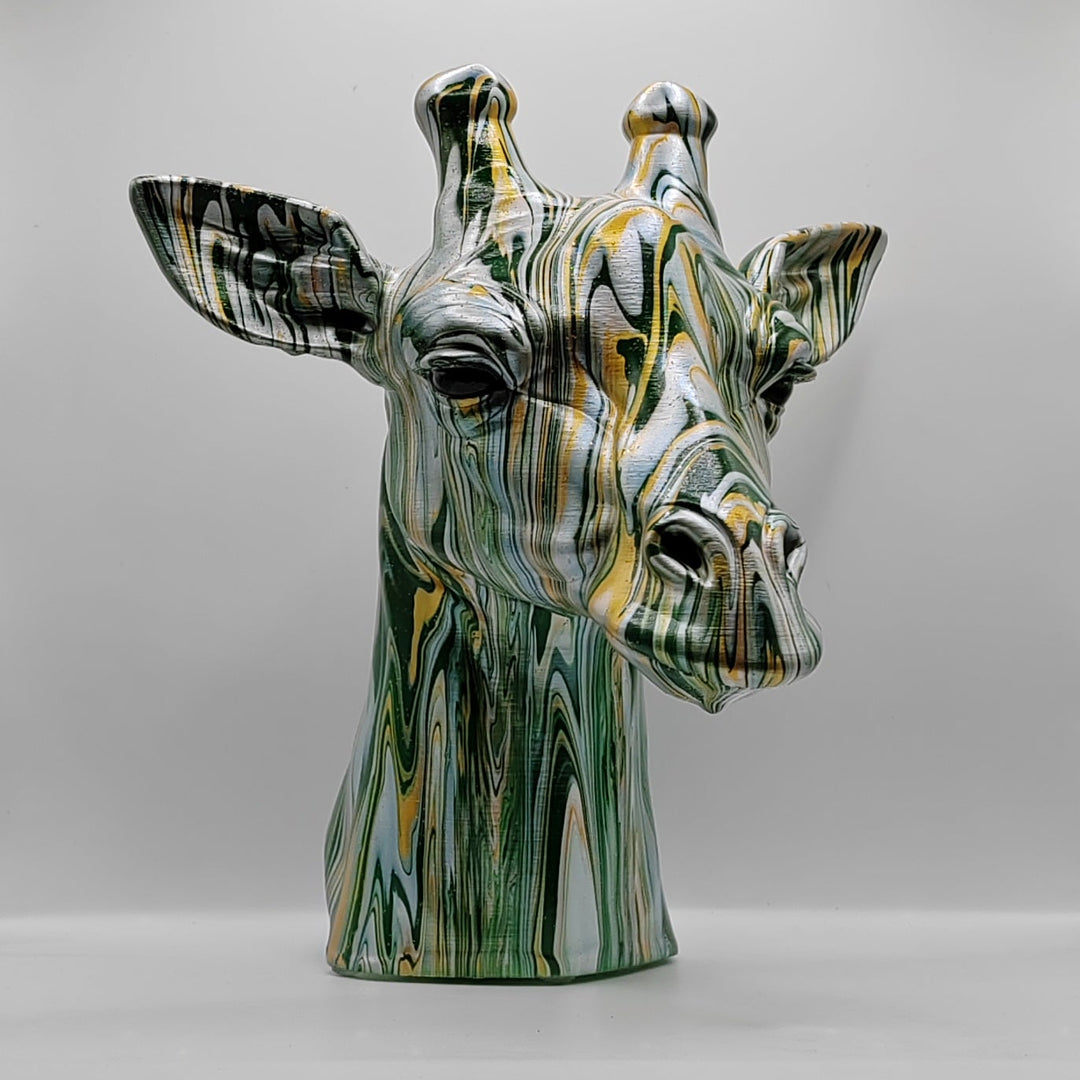 Giraffe Head – Hand Painted