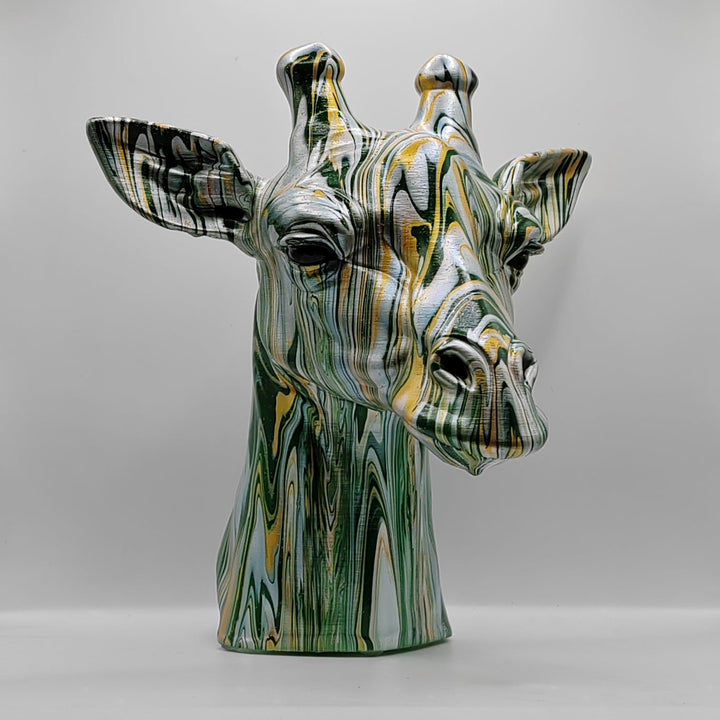 Giraffe Head – Hand Painted