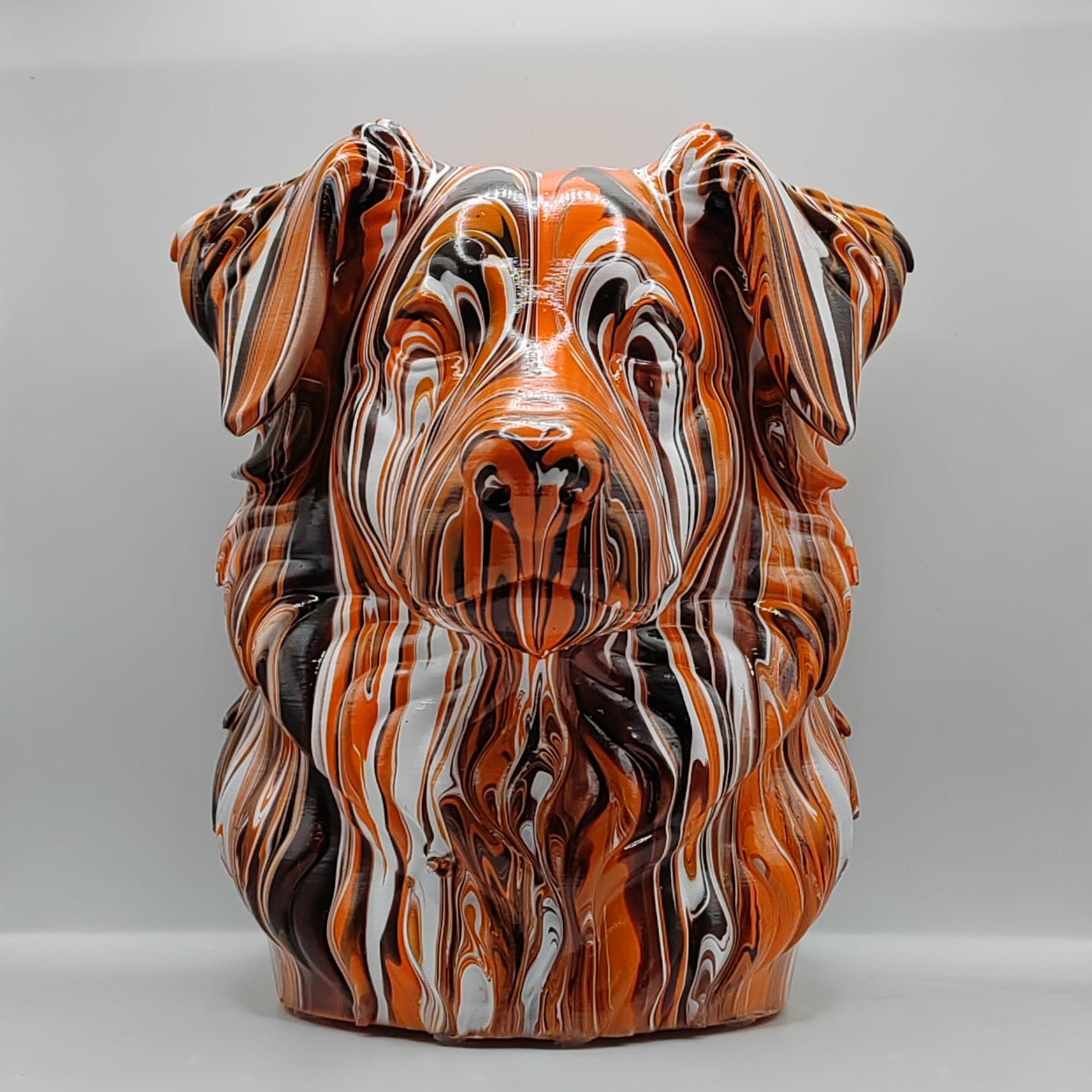 Miniature American Shepherd Head – Hand Painted