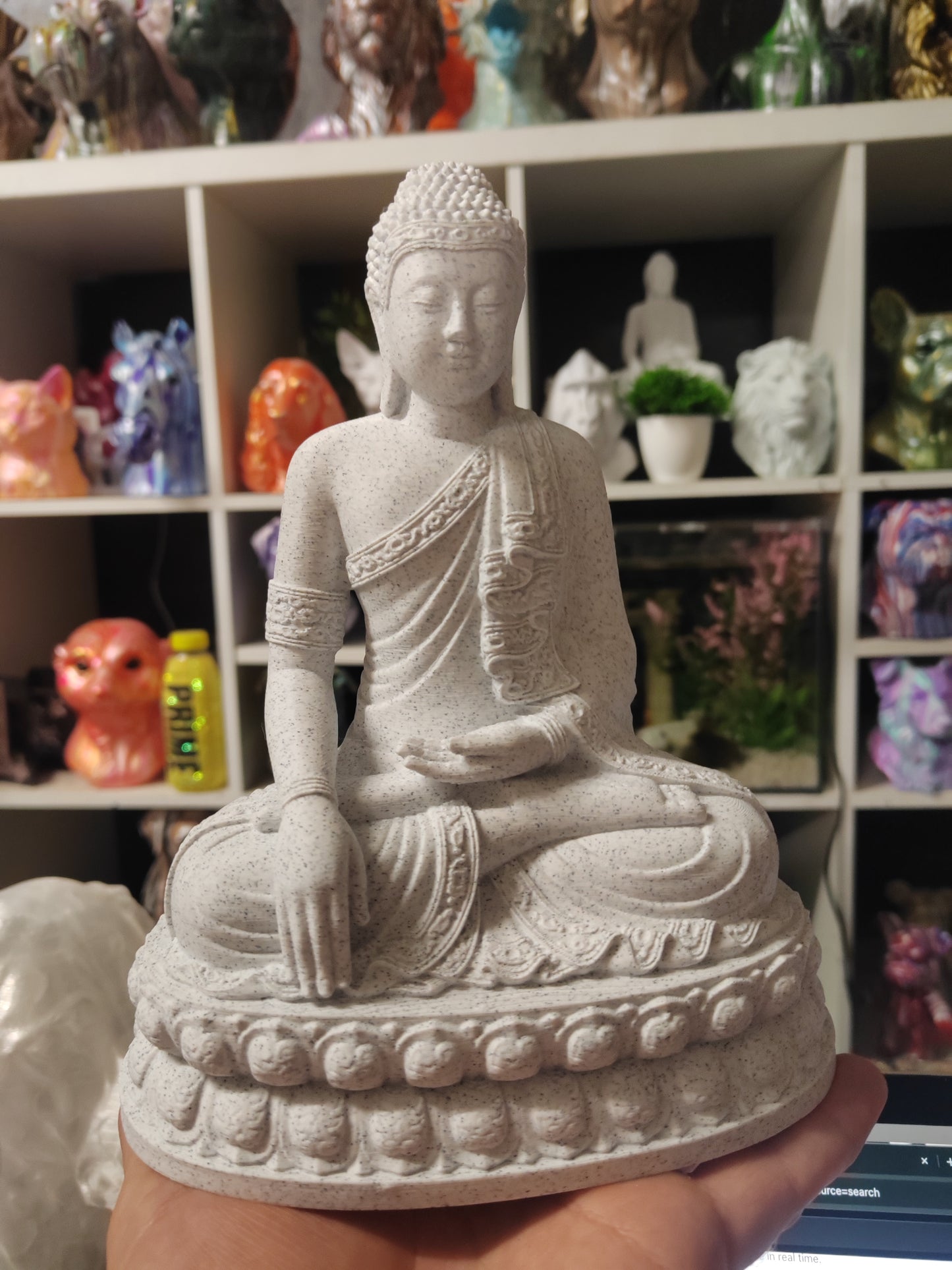 Buddah Heads - Stone Style