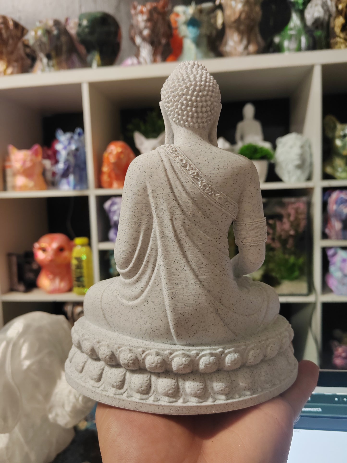 Buddah Heads - Stone Style