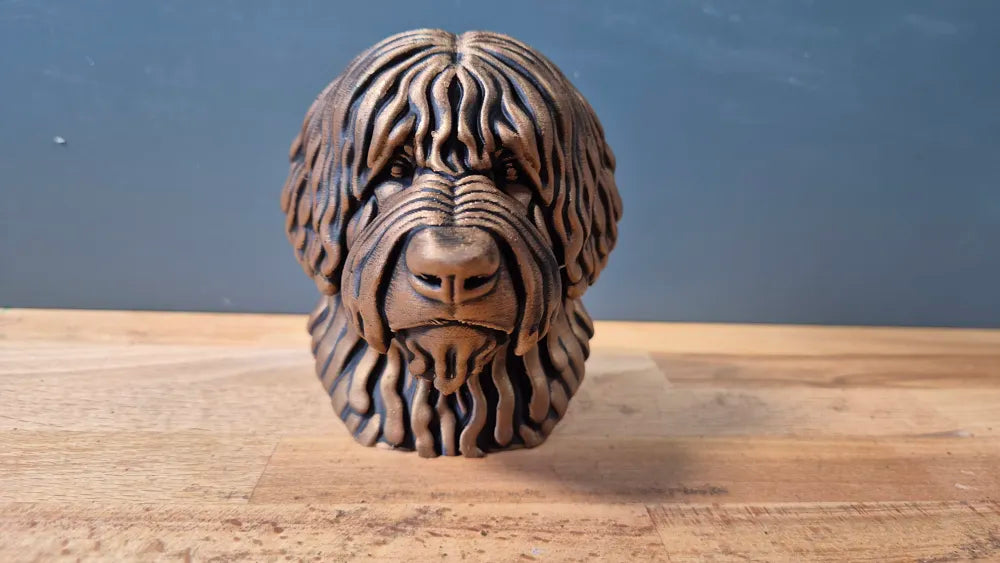Komondor Head – Hand Painted