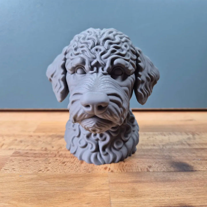 Lagotto Romagnolo Head – Hand Painted