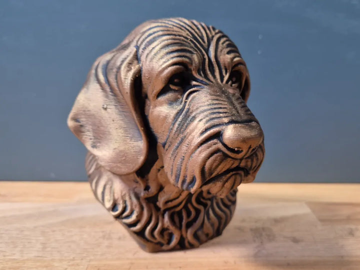 Otterhound Head – Hand Painted