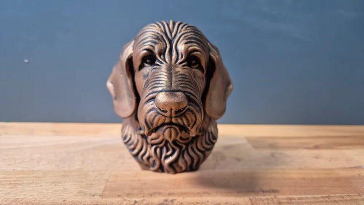 Otterhound Head – Hand Painted