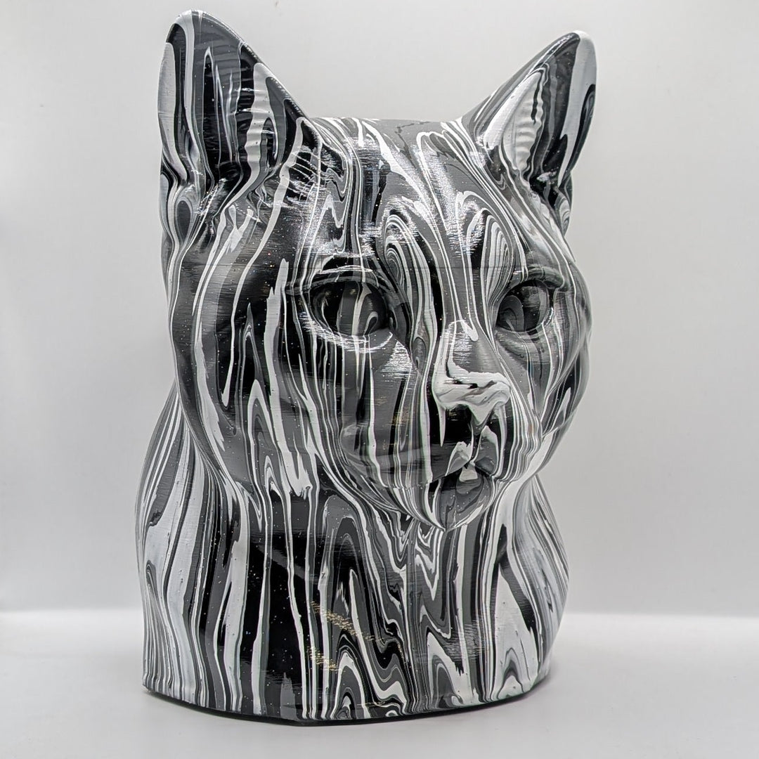 Russian Blue Head – Hand Painted