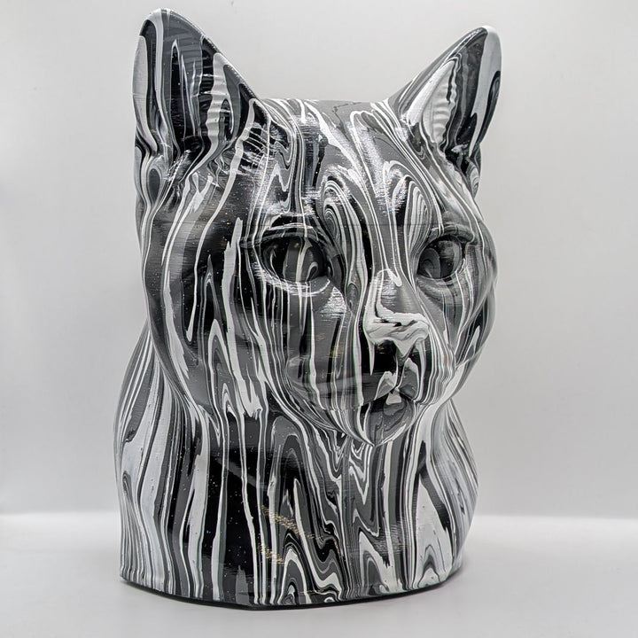Russian Blue Head – Hand Painted