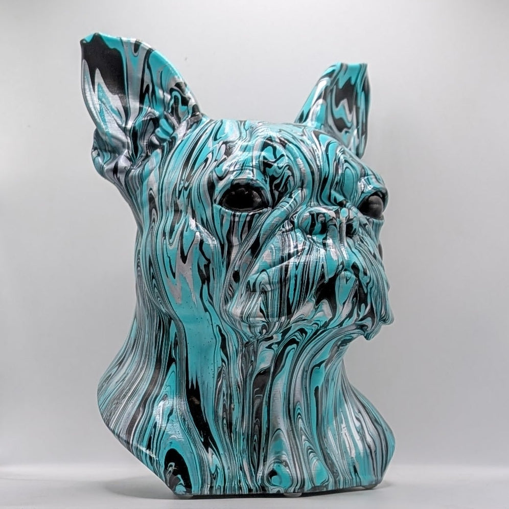 Boston Terrier Head – Hand Painted