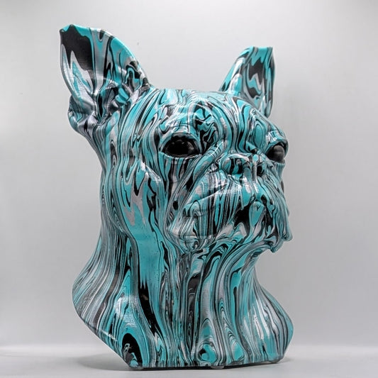 Boston Terrier Head – Hand Painted