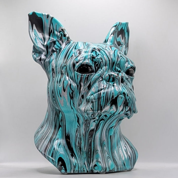 Boston Terrier Head – Hand Painted