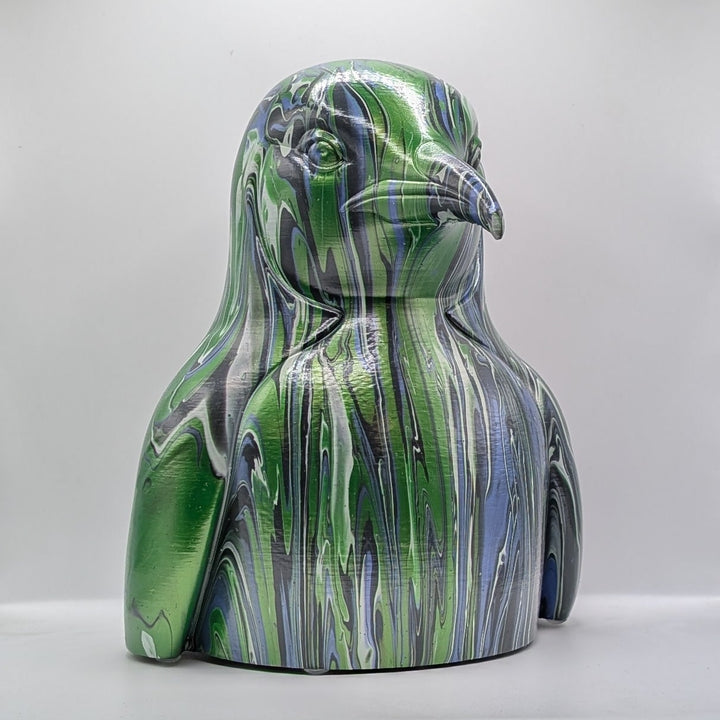 Penguin Head – Hand Painted