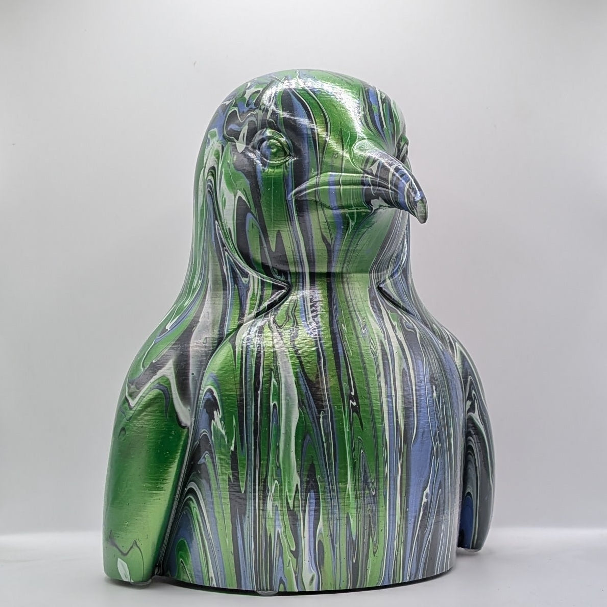 Penguin Head – Hand Painted