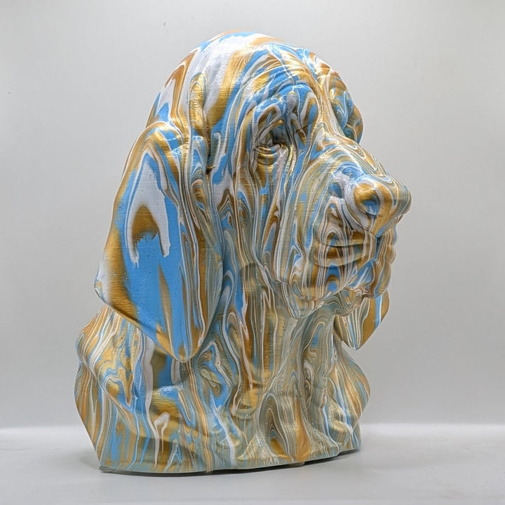 Blood Hound Head – Hand Painted