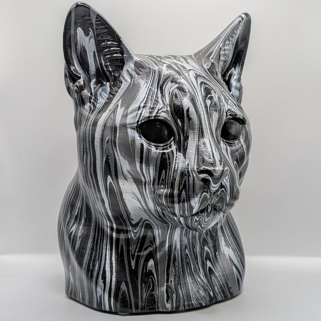 Russian Blue Head – Hand Painted