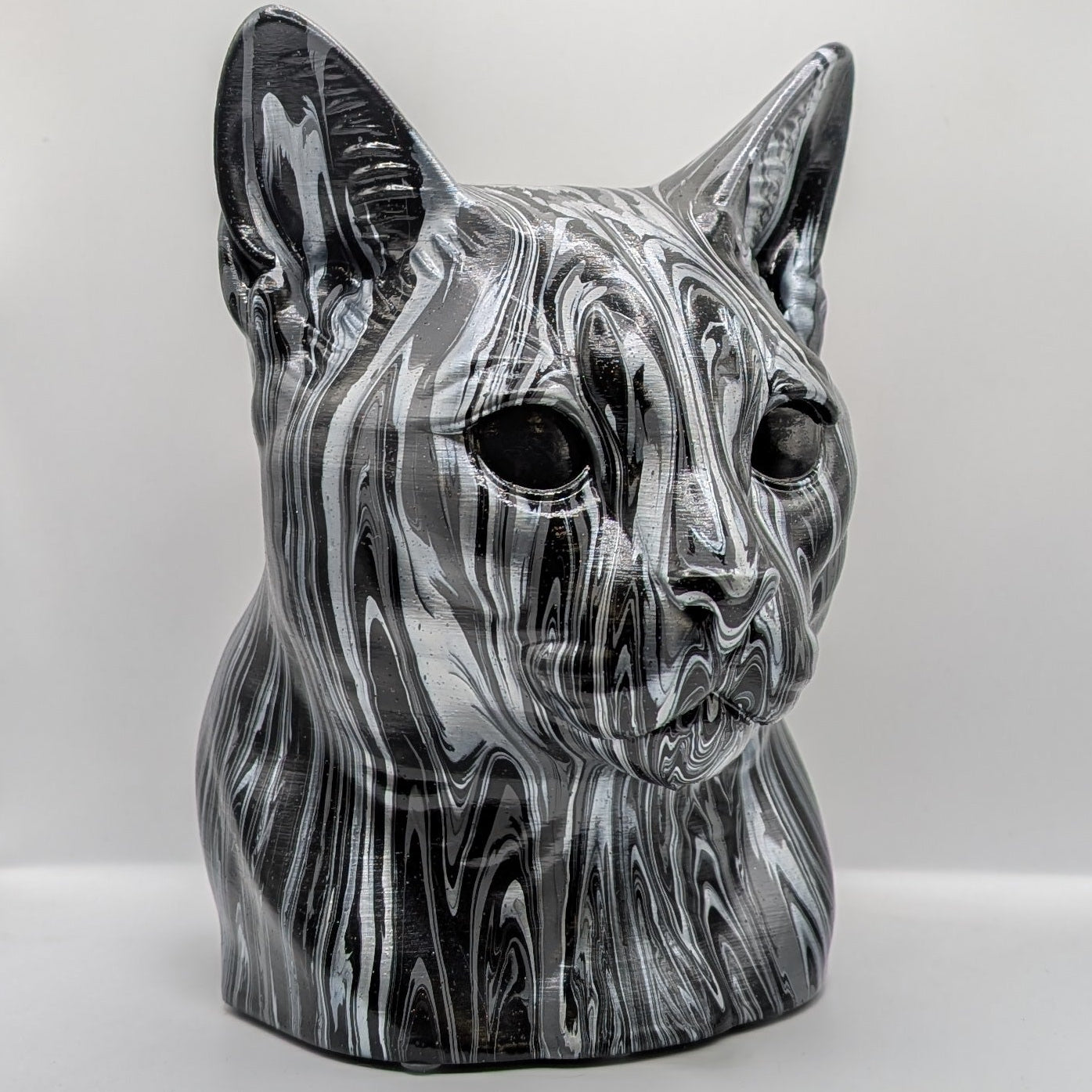 Russian Blue Head – Hand Painted