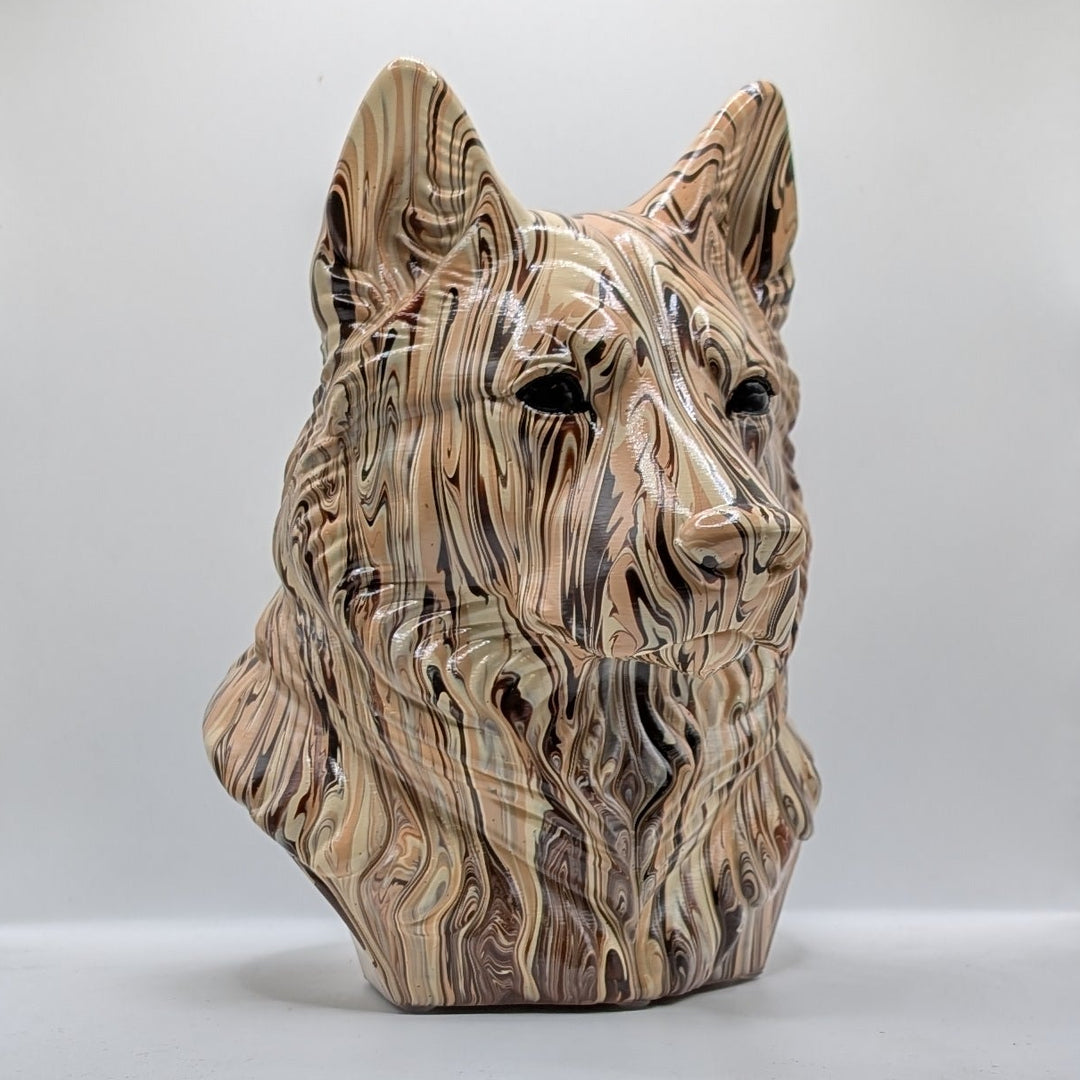 Husky Head – Hand Painted