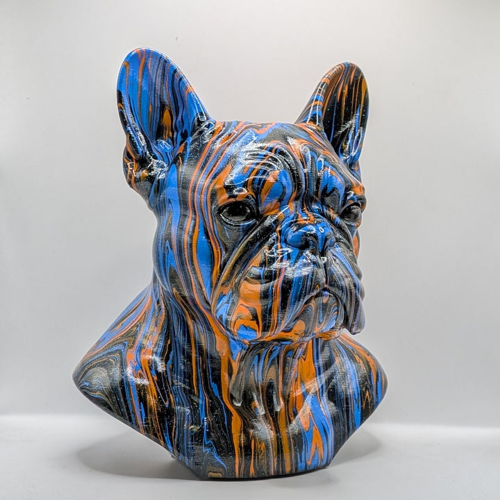 French Bulldog Head – Hand Painted
