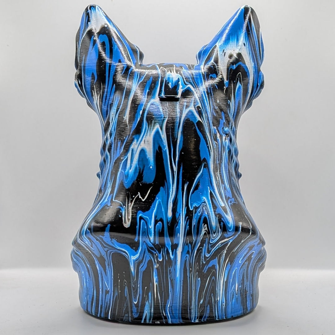Scottish Terrier Head – Hand Painted