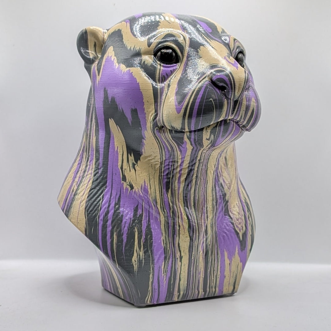 Otter Head – Hand Painted