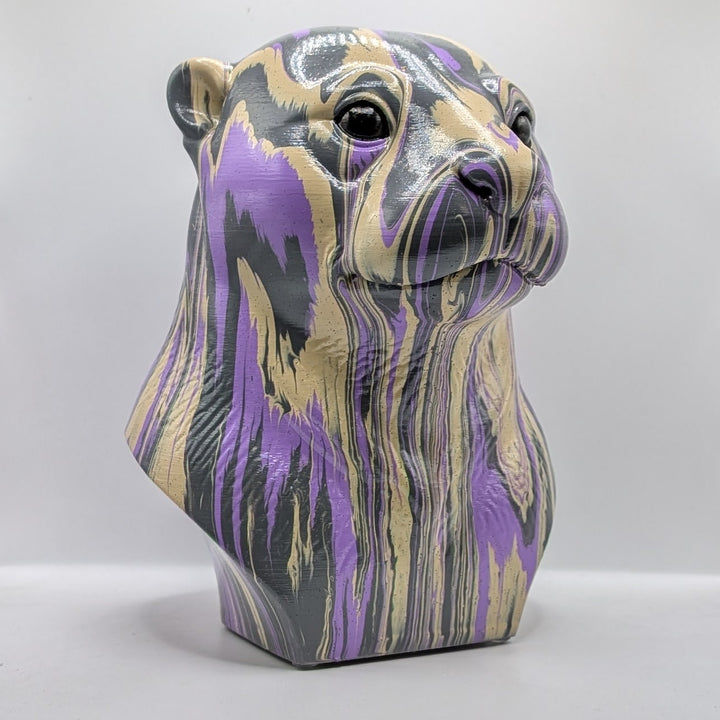 Otter Head – Hand Painted