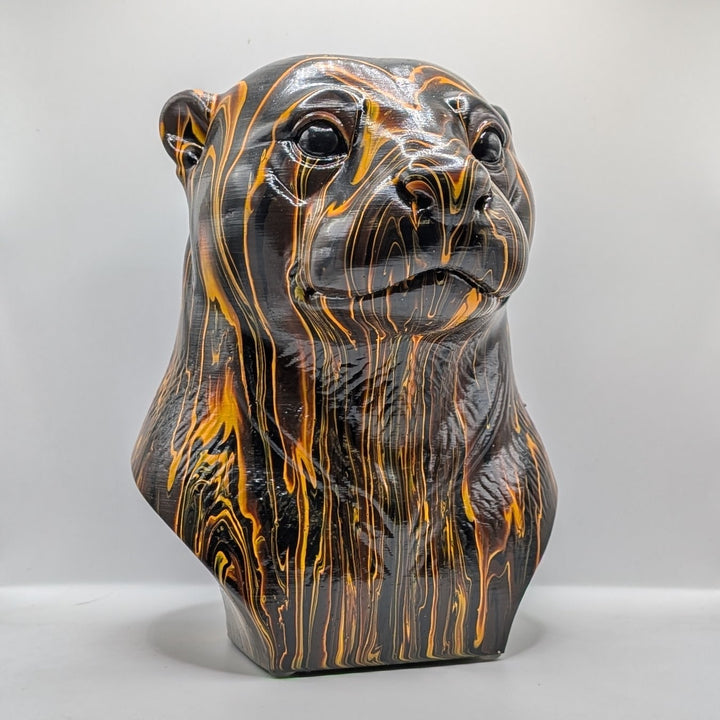 Otter Head – Hand Painted