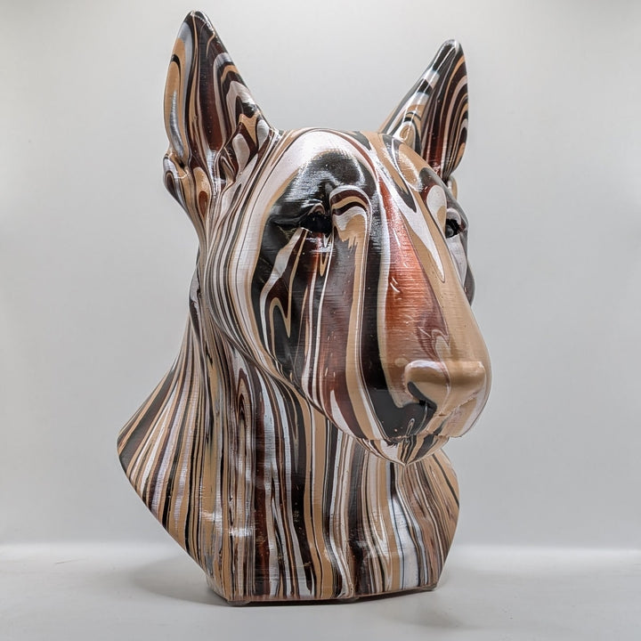 English Bull Terrier Head – Hand Painted