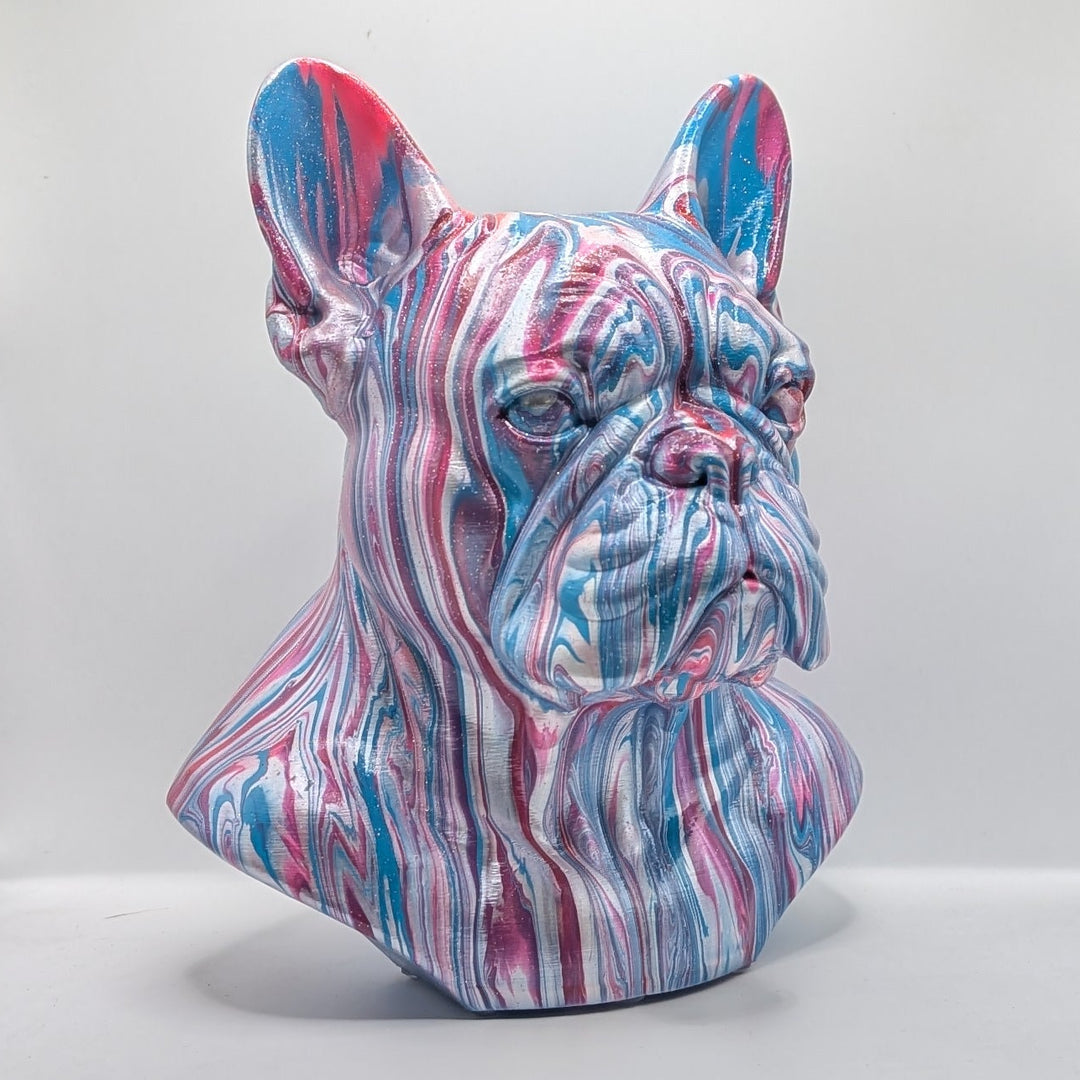 French Bulldog Head – Hand Painted