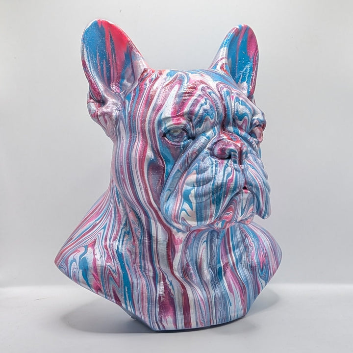 French Bulldog Head – Hand Painted