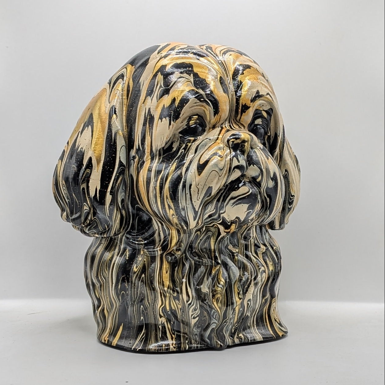 Shih Tzu Head – Hand Painted