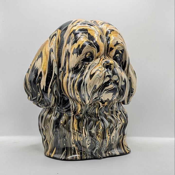 Shih Tzu Head – Hand Painted
