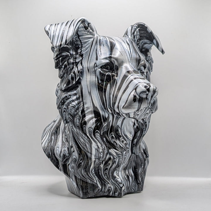 Border Collie Head – Hand Painted