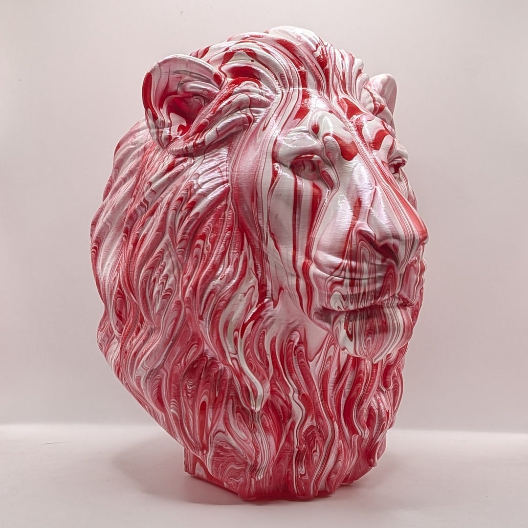 Lion Head – Hand Painted