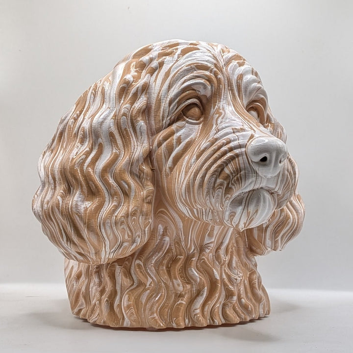 Cockapoo Head – Hand Painted