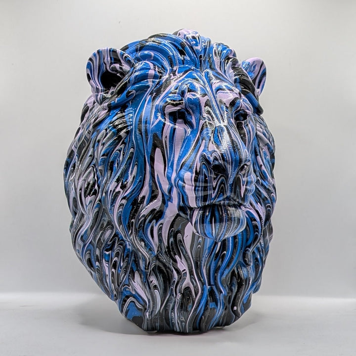 Lion Head – Hand Painted