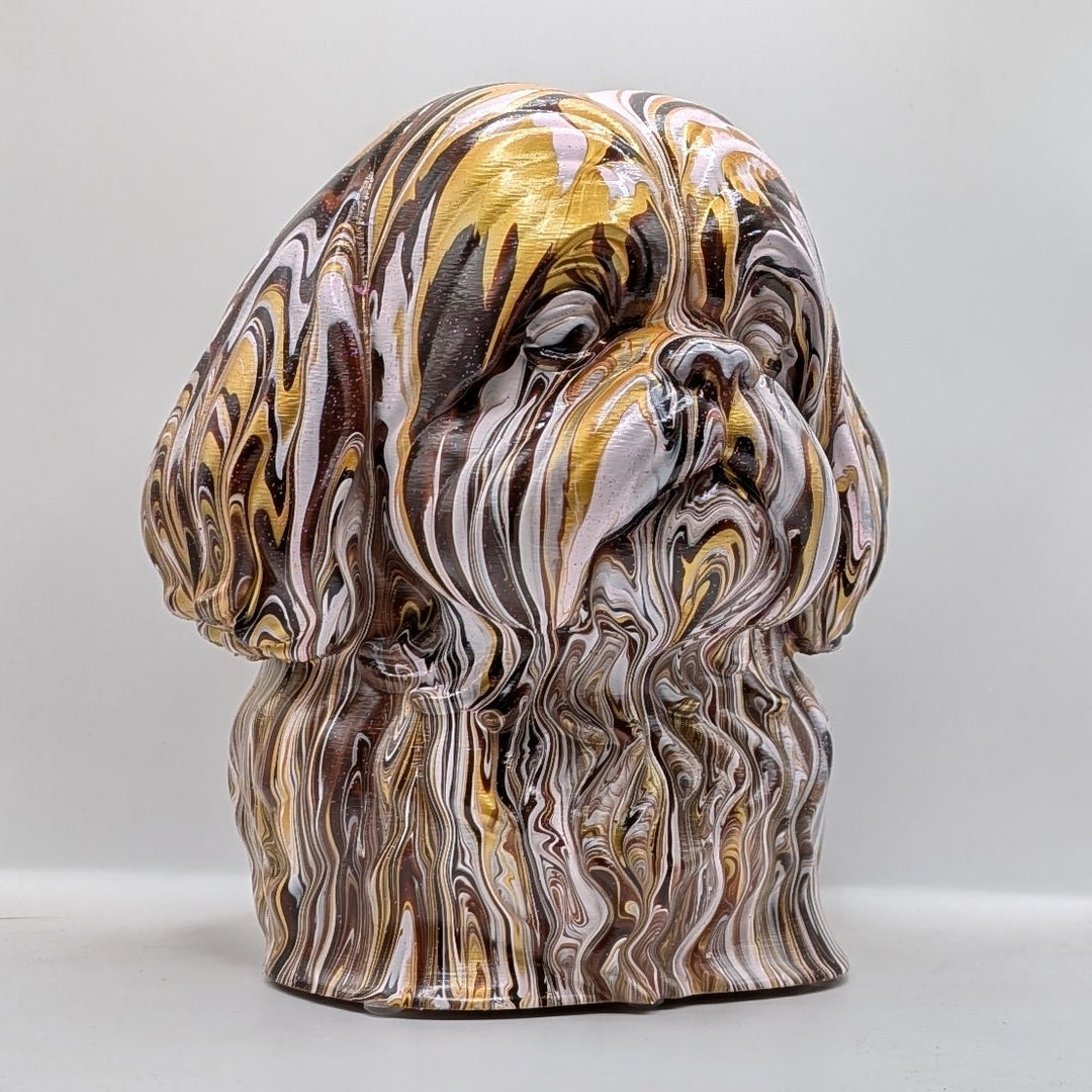 Shih Tzu Head – Hand Painted