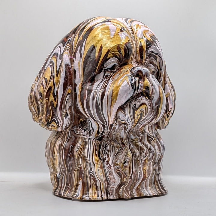 Shih Tzu Head – Hand Painted