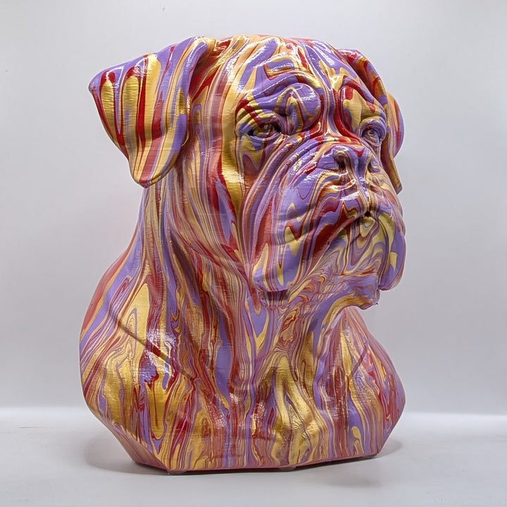 Dogue De Bordeaux Head – Hand Painted