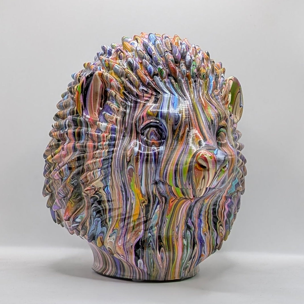 Hedgehog Head – Hand Painted