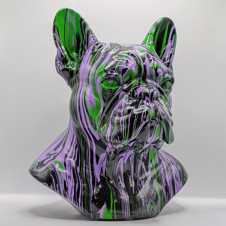 French Bulldog Head – Hand Painted
