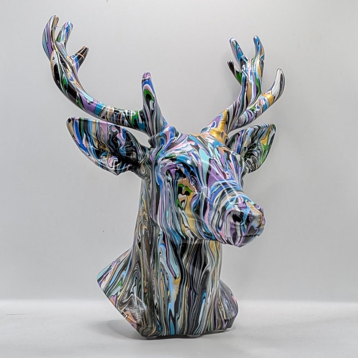 Deer / Stag Head – Hand Painted