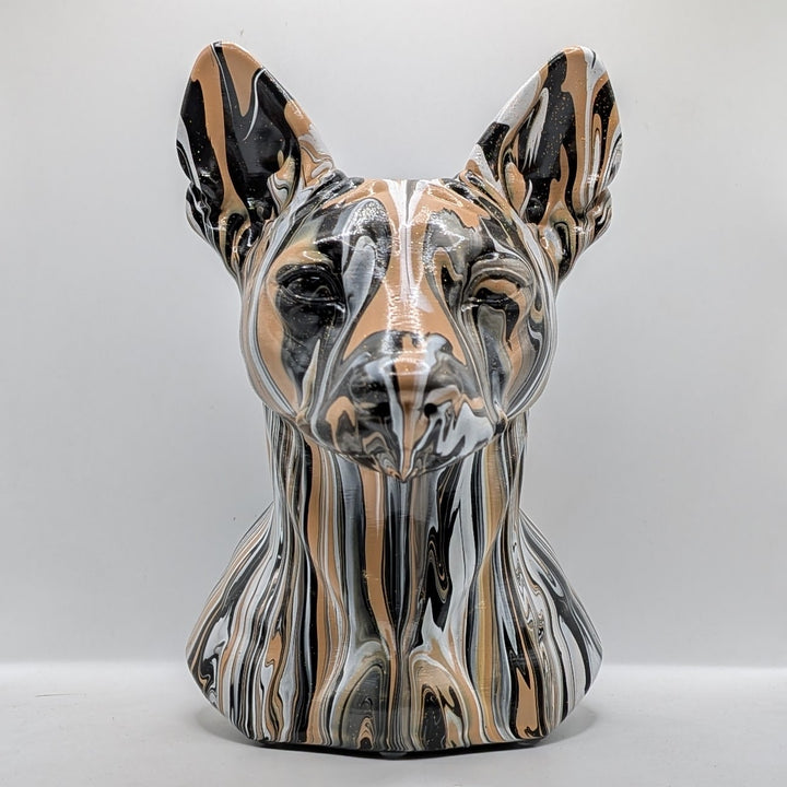 Basenji Head – Hand Painted