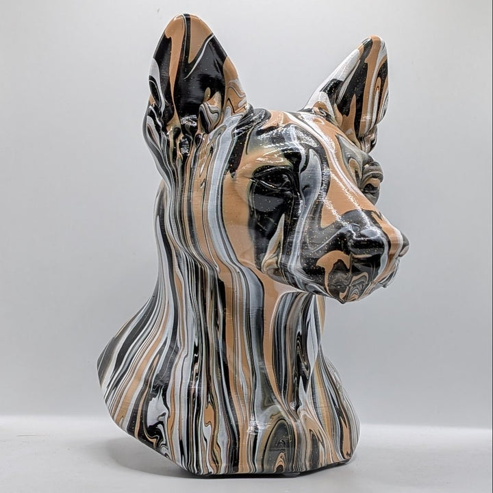 Basenji Head – Hand Painted