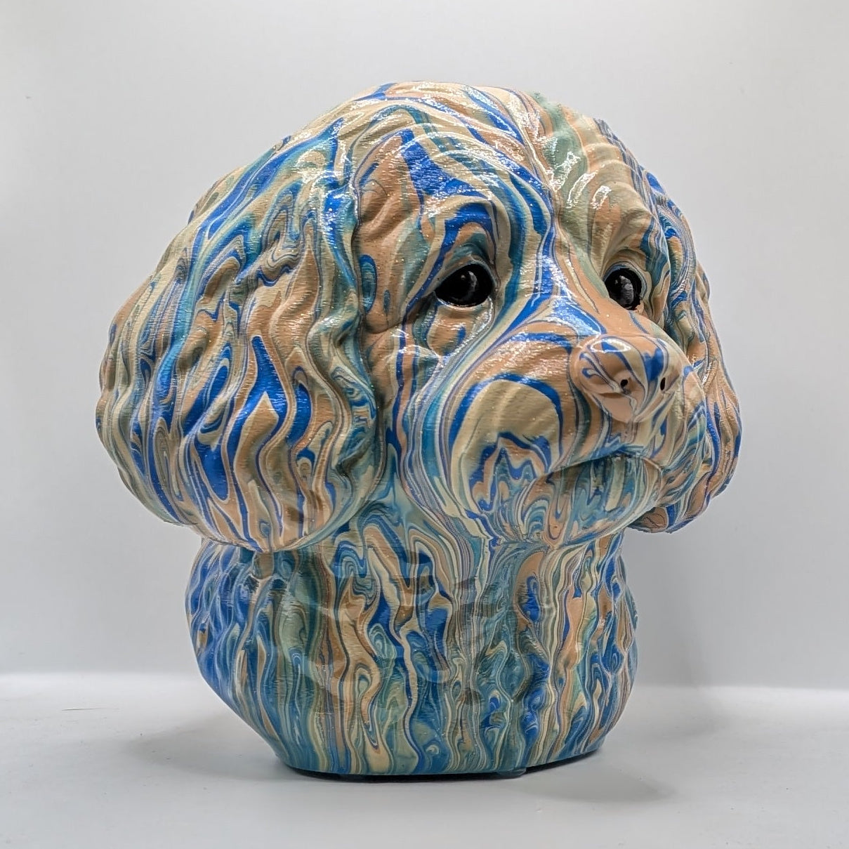 Cavapoo Head – Hand Painted